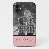Grandma Est Script Case-Mate iPhone Case (Achterkant)