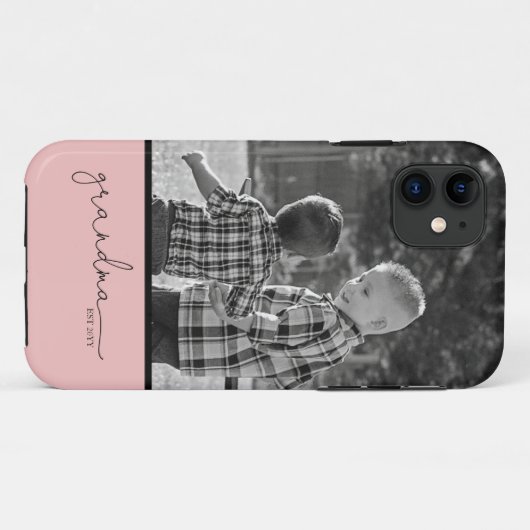 Grandma Est Script Case-Mate iPhone Case (Achterkant (horizontaal))
