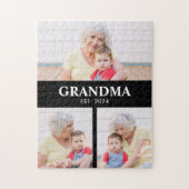 Grandma Established Modern Bold 3 Photo Legpuzzel (Verticaal)