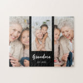 Grandma Established Modern Script 3 Photo  Legpuzzel (Horizontaal)