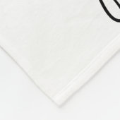 Grandma Established Modern Script Photo Fleece Deken (Hoek)