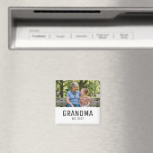 Grandma Established Photo Gift Magneet (Insitu (Vaatwasser))