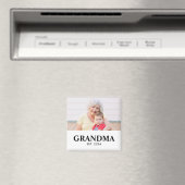 Grandma Established Photo Gift Magneet (Insitu (Vaatwasser))