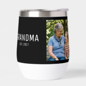 Grandma Established Script Black Photo  (Links)