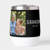 Grandma Established Script Black Photo  (Voorkant)
