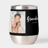 Grandma Established Script Black Photo (Achterkant)