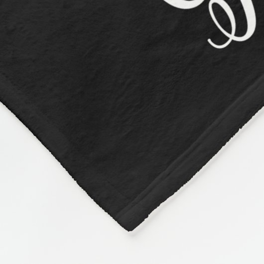 Grandma Established Script Gift Photo Fleece Deken (Hoek)