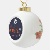 Grandma Evening Snowflakes Word Art Ornament (Rechts)