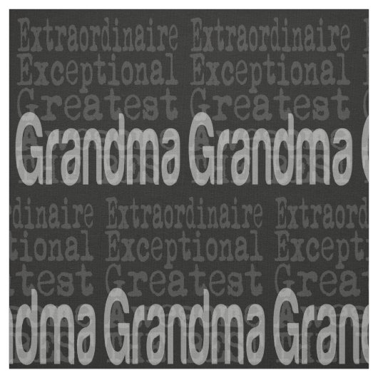 Grandma Extraordinaire Stof (Swatch)