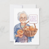 GRANDMA Flat Dank u kaart (Achterkant)