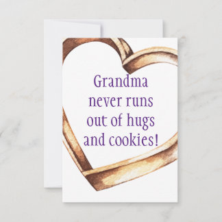 GRANDMA Flat Dank u kaart