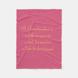 Grandma Fleece Deken
