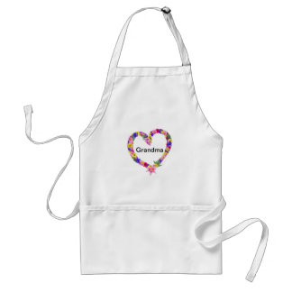 Grandma Floral Heart Schort