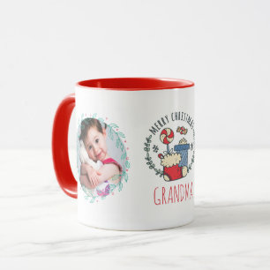 GRANDMA FOTO-MOK - kerstcadeautjes voor kleinkinde Mok