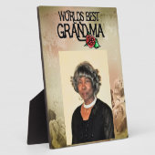 Grandma Fotoplaat (Zijkant)