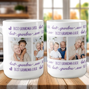 Grandma Fun Paarse Foto Koffiemok