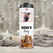 Grandma Gift Gigi Foto Roos Gold Persoonlijk Thermosbeker