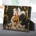 Grandma Gift Grandchild Foto Fotoplaat<br><div class="desc">De foto van uw kind en de POGING U GRANDMA, of om het even welke tekst, wordt geplaatst direct op het hardboard paneel voor een verbluffend scherp afbeelding met een gemakkelijk veeg schone oppervlakte. Tabletop, op een plank of bureau, is deze plaque met een ingebouwde esel voor een cadeau aan...</div>