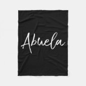 Grandma Gift In Spanish New Grandmother En Epañol  Fleece Deken (Voorkant)
