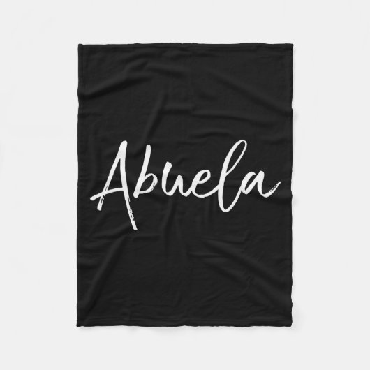 Grandma Gift In Spanish New Grandmother En Epañol  Fleece Deken (Voorkant)