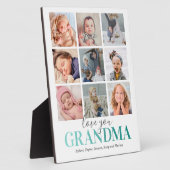 Grandma Gift | Liefde foto Fotoplaat (Zijkant)