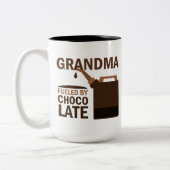 Grandma Gift Tweekleurige Koffiemok (Links)