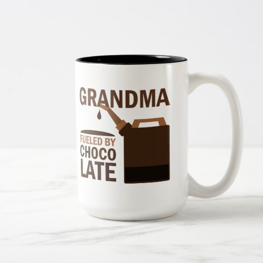Grandma Gift Tweekleurige Koffiemok (Rechts)