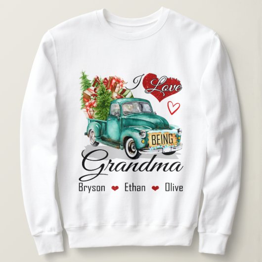 Grandma Gift voor Kerstmis Trui (Design voorkant)