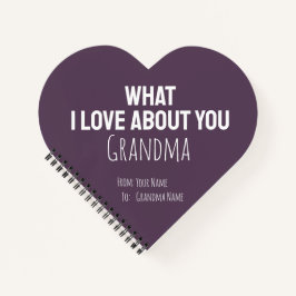 Grandma Gifts Grandmother Keepsake Simple For Her Notitieboek