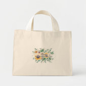 GRANDMA Gifts - Zonnebloem Gepersonaliseerd Mini Tote Bag (Voorkant)
