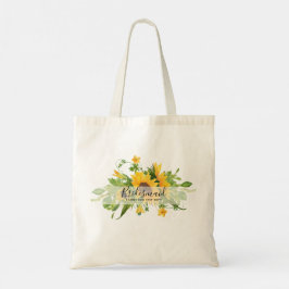 GRANDMA Gifts - Zonnebloem Gepersonaliseerd Tote Bag
