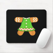Grandma Gingerbread Man Costume Matching Christmas Muismat (Met muis)
