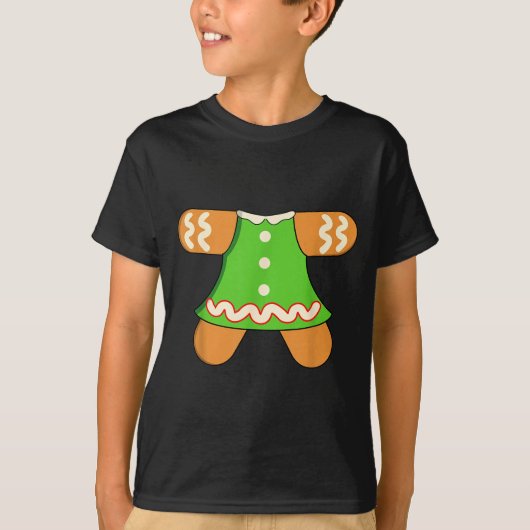 Grandma Gingerbread Man Costume Matching Christmas T-shirt (Voorkant)