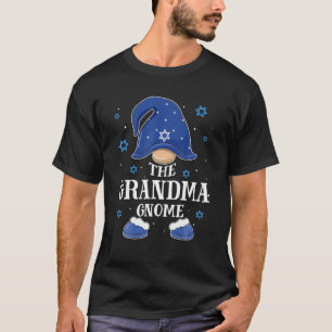 Grandma Gnome Hanukkah Joodse familie T-shirt