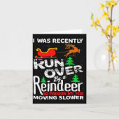 Grandma Got Run Over By A Reindeer Christmas So Pa Kaart (Gele Bloem)