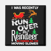 Grandma Got Run Over By A Reindeer Christmas So Pa Magneet (Voorkant)