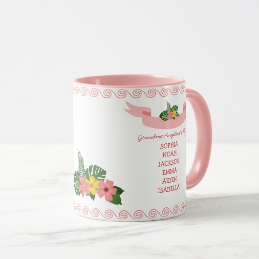 Grandma Grammingo Geweldige Fabulous Grandkids Nam Mok (Voorkant rechts)