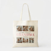Grandma Grandchildren Family Photo Collage Tote Bag (Voorkant)