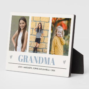 GRANDMA Grandchildren NAMES 3 Fotoblauw Fotoplaat