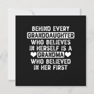 Grandma & Granddochter Quote Kaart