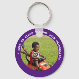 GRANDMA GRANDPA FOTO Grandchild Giften onder $4 Sleutelhanger