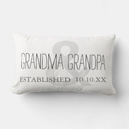GRANDMA & GRANDPA - Nieuwe Aangepaste datum grooto Kussen