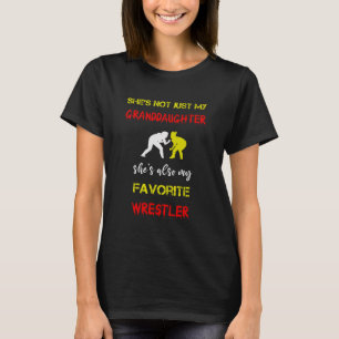 Grandma Grandpa Wrestling Girl Funny Wrestler Wres T-shirt