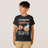 Grandma Grandson Partners in Crime oma T-shirt (Voorkant volledig)