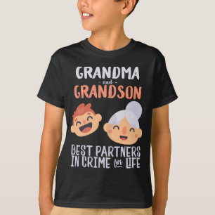 Grandma Grandson Partners in Crime oma T-shirt
