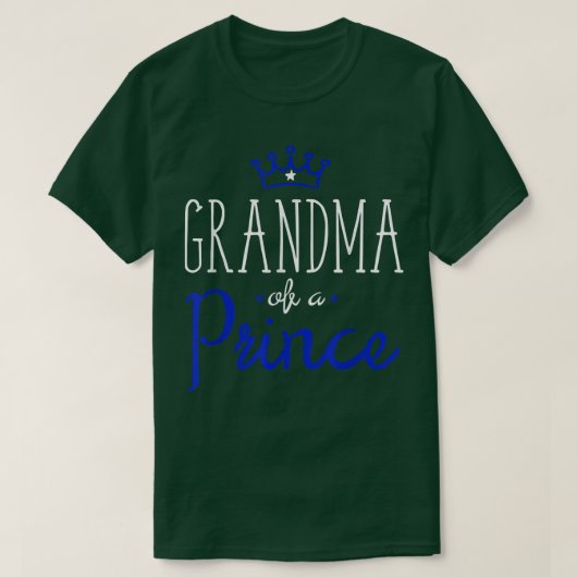 Grandma Grandson's Matching Prince and Queen T T-shirt (Design voorkant)