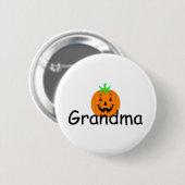 Grandma Halloween Pumpkin Ronde Button 5,7 Cm (Voorkant /achterkant)