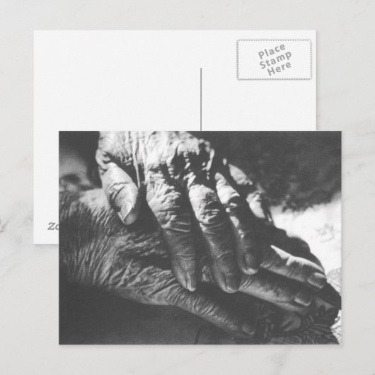 Grandma Hands Briefkaart (Voorkant / Achterkant)