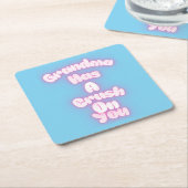 Grandma has a crush on you kartonnen onderzetters (Schuin)