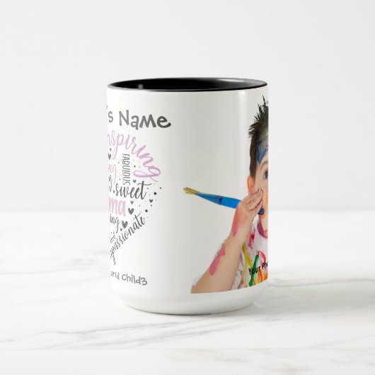 Grandma Heart Nurturturturturing Beloved  foto Mok (Midden)